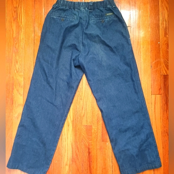 Eddie Bauer denim drawstring pants size/s - Picture 3 of 5